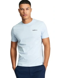Signature Tee in Powder Blue