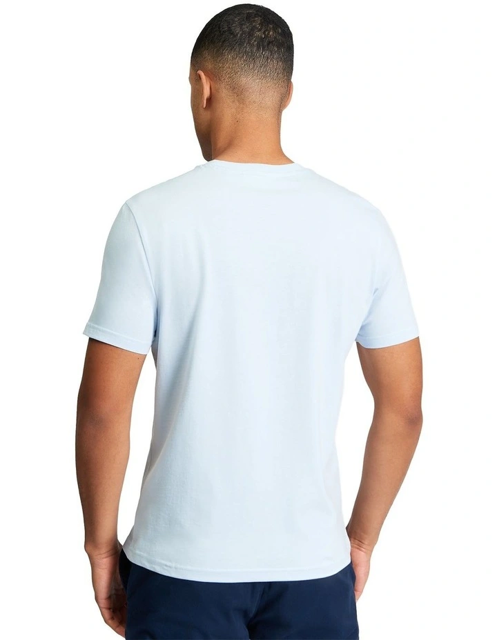 Signature Tee in Powder Blue image 2