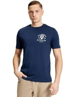Acoustic Tee in Dark Navy
