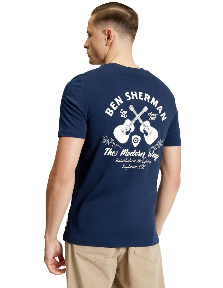 Acoustic Tee in Dark Navy image 2