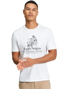 Seaside Sessions Tee in White