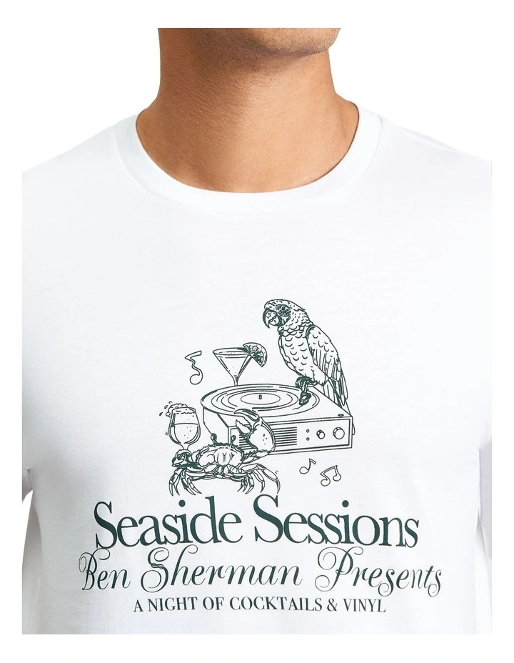 Seaside Sessions Tee in White image 4