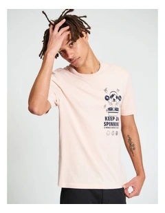 World DJ Tee Blush Pink