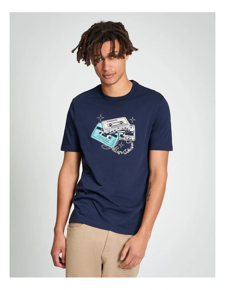 Cassette Stack in Dark Navy image 1