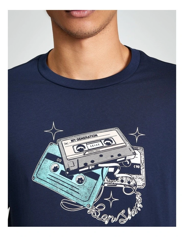 Cassette Stack in Dark Navy image 4