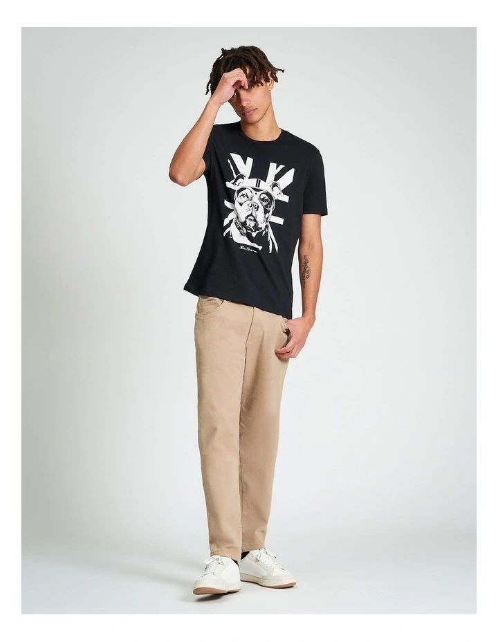 Bully Tee in Black image 3