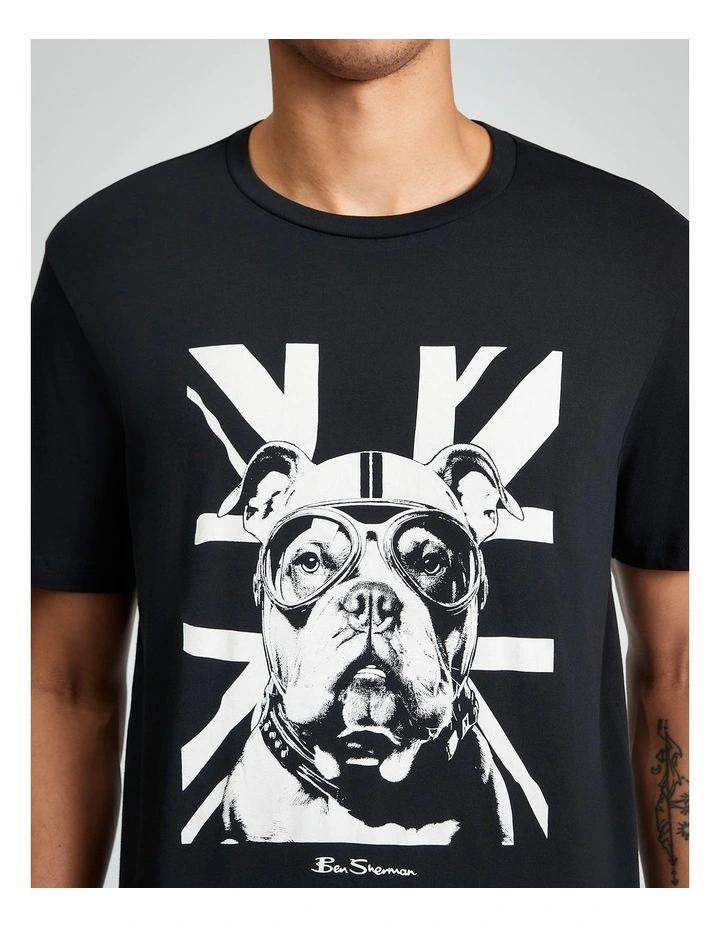 Bully Tee in Black image 4