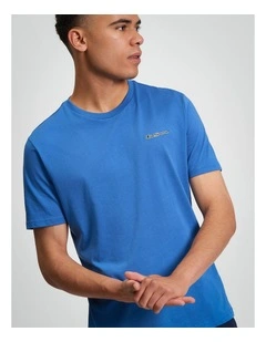 Signature Tee in Cobalt