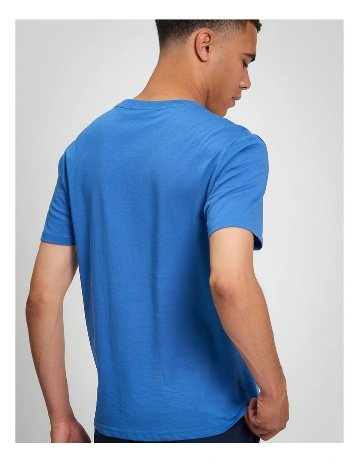 Signature Tee in Cobalt image 2