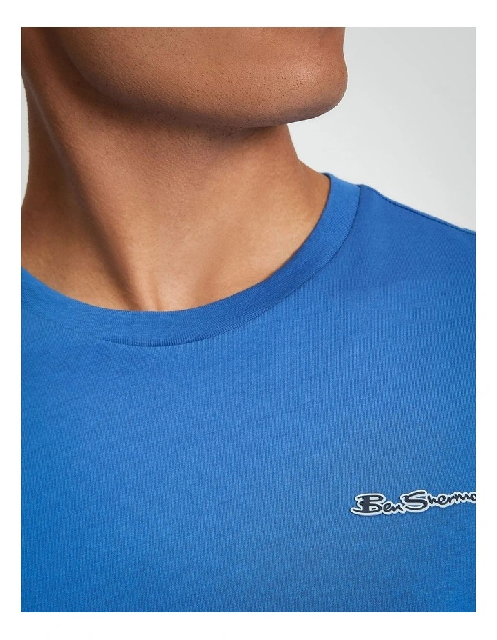 Signature Tee in Cobalt image 4