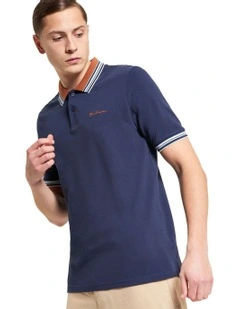 House Collar Polo in Dark Navy