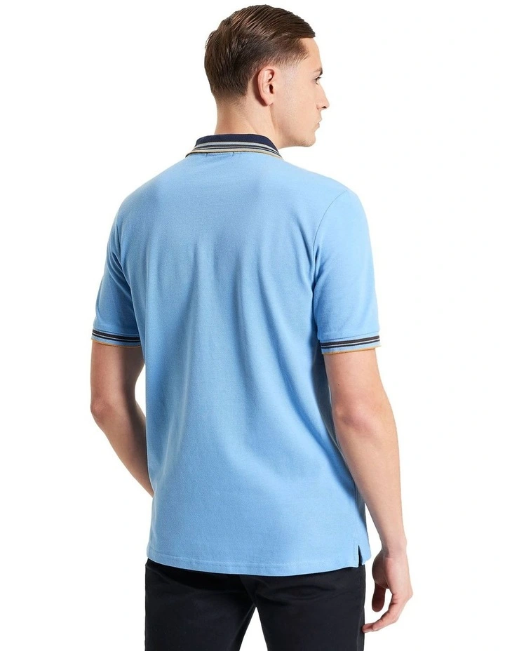 House Collar Polo in Glacier image 2