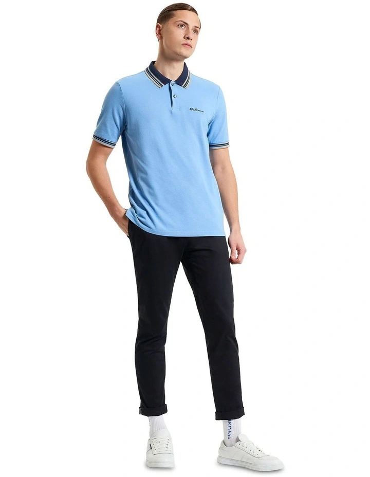 House Collar Polo in Glacier image 3