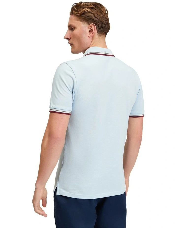 Signature Pique Polo in Powder Blue image 2