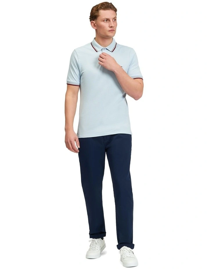 Signature Pique Polo in Powder Blue image 3