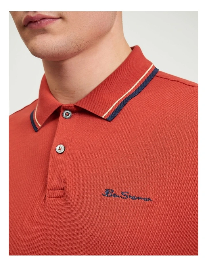Signature Pique Polo Jester Red image 4