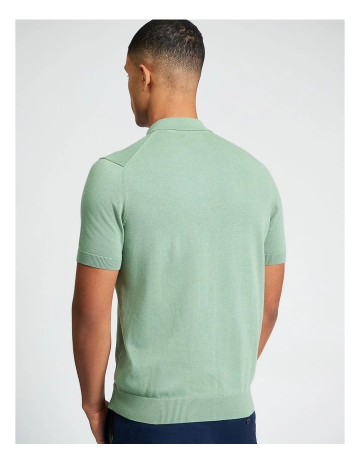 Signature Short Sleeve Polo Sage image 2