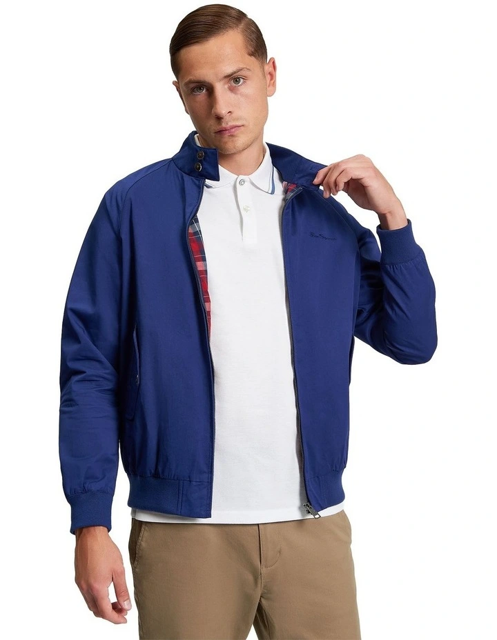 Signature Harrington Jacket in Persian Blue image 1
