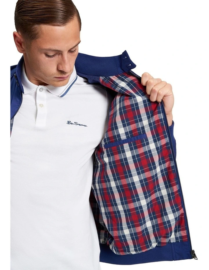 Signature Harrington Jacket in Persian Blue image 5