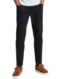 5 Pocket Twill Trouser in Black