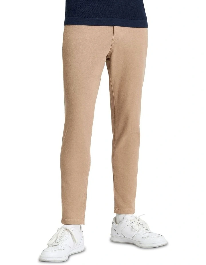 5 Pocket Twill Trouser in Stone image 1