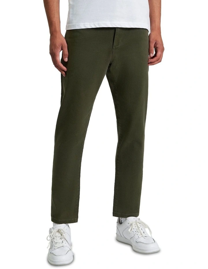 5 Pocket Twill Trouser in Khaki image 1