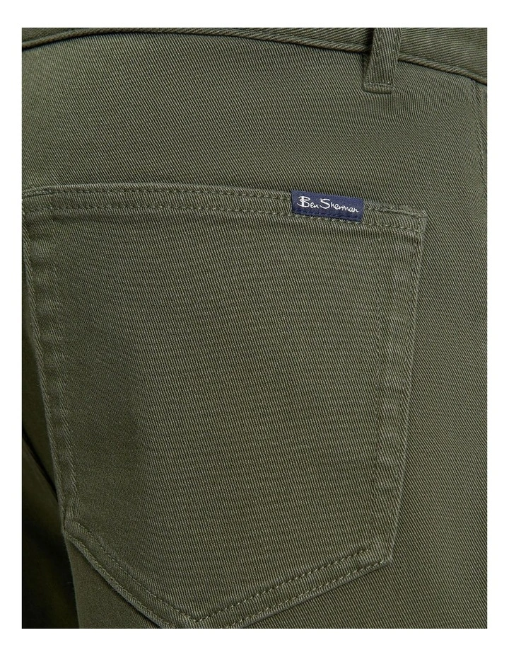5 Pocket Twill Trouser in Khaki image 4