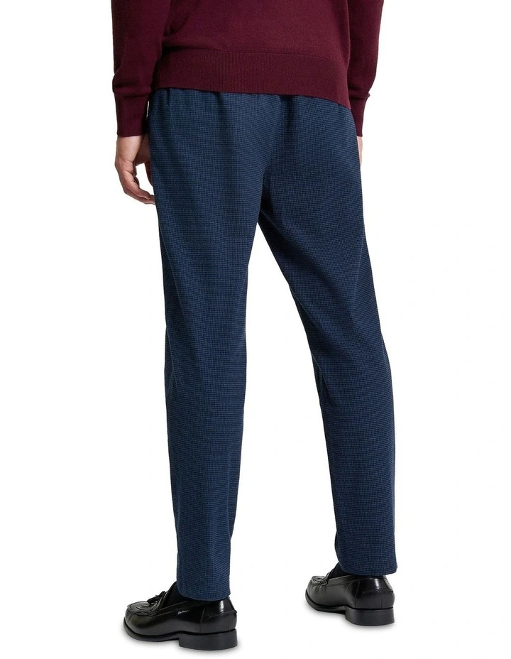 Puppytooth Trouser in Marine image 2