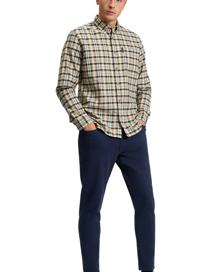 5 Pocket Twill Trouser in Dark Navy image 3