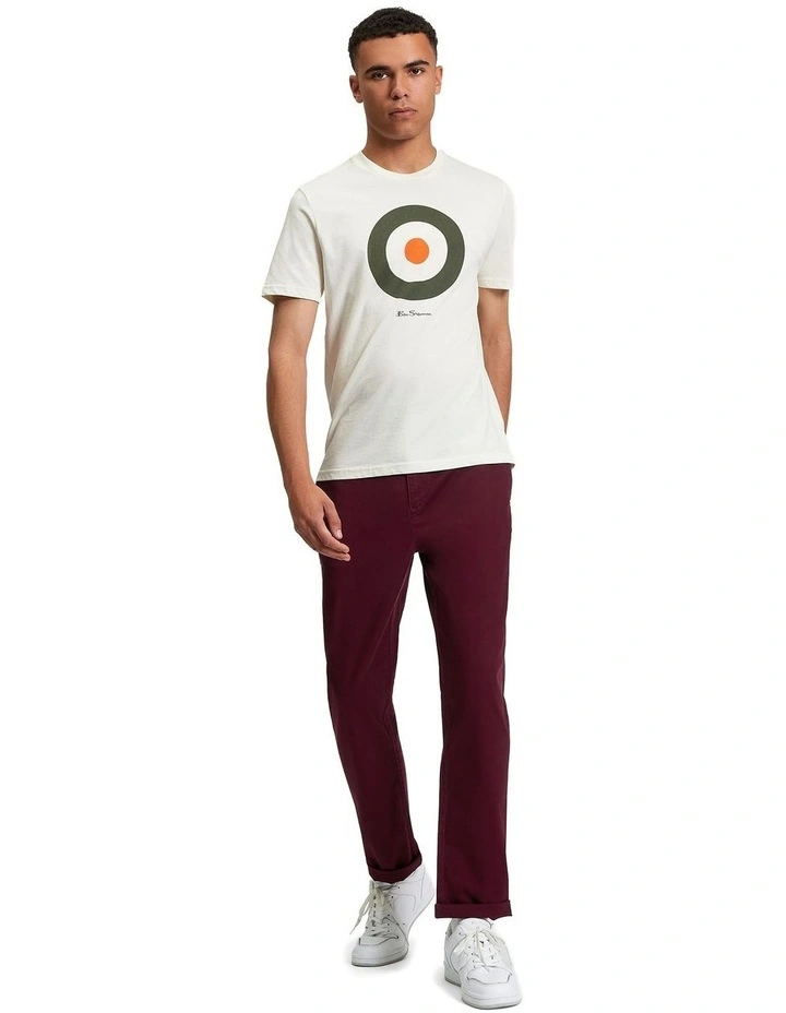 Signature Slim Stretch Chino Pant in Dark Wine image 3