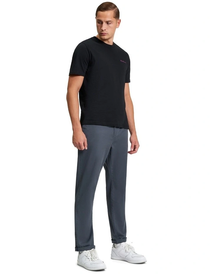 Signature Slim Stretch Chino in Slate image 3