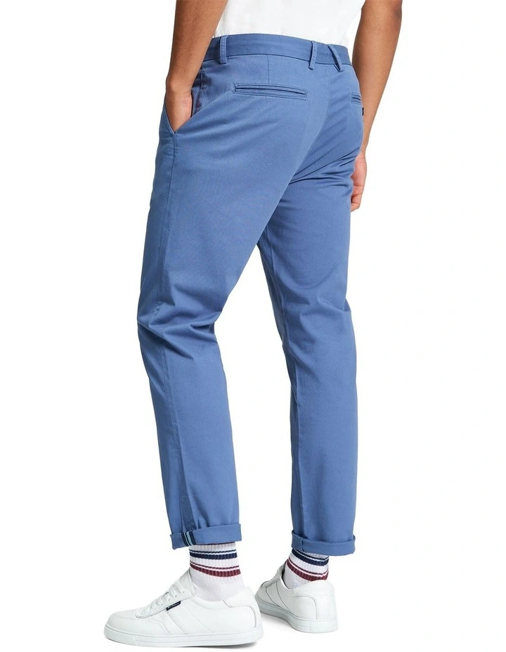 Signature Slim Stretch Chino in Indigo image 2