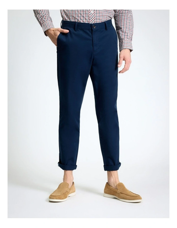 Signature Slim Stretch Chino in Dark Navy image 1
