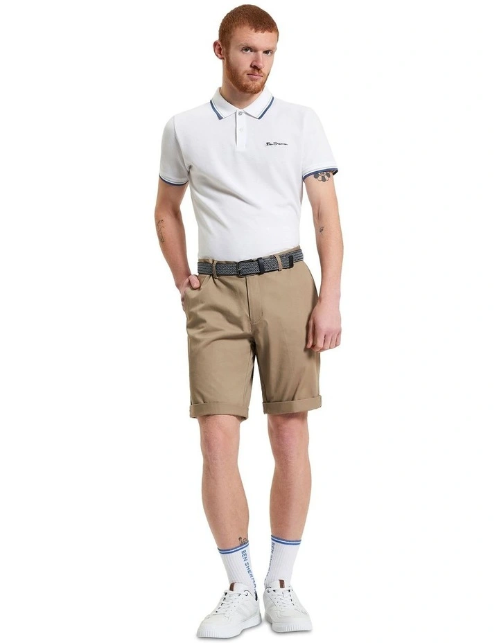 Signature Chino Short in Stone image 3