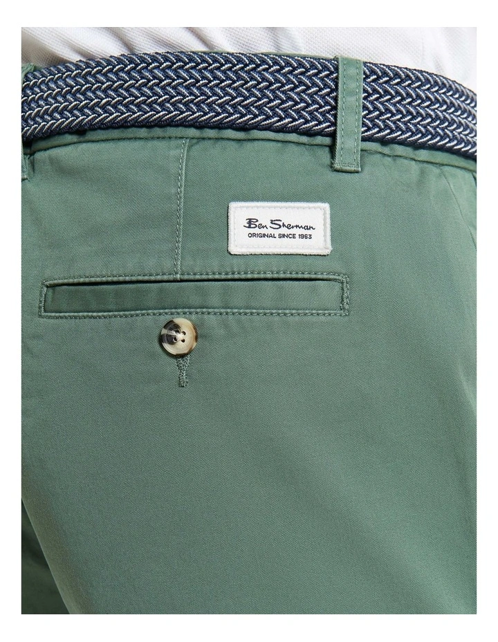 Signature Chino Short in Pale Khaki image 4