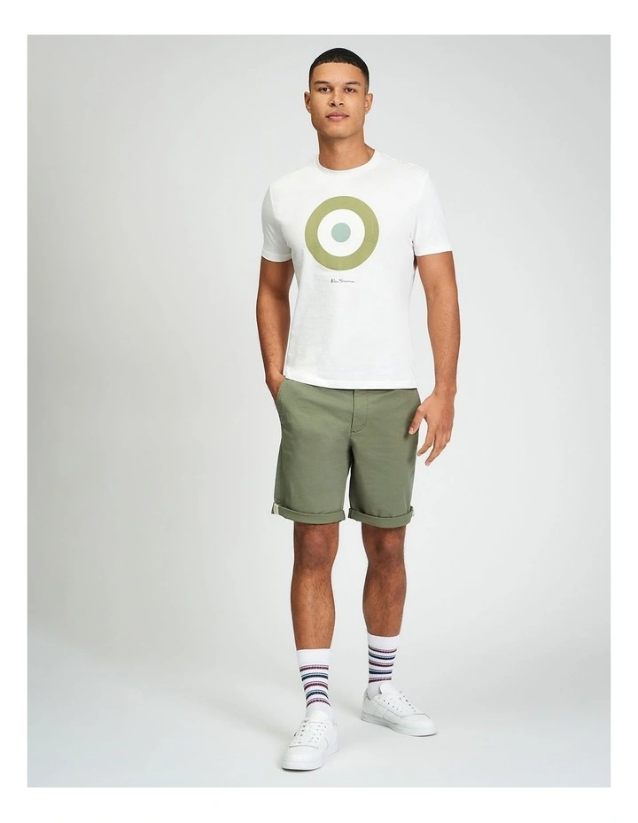 Signature Chino Short in Loden image 3