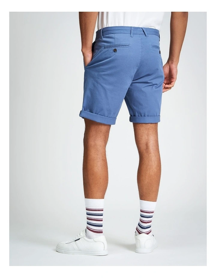 Signature Chino Short in Indigo image 2