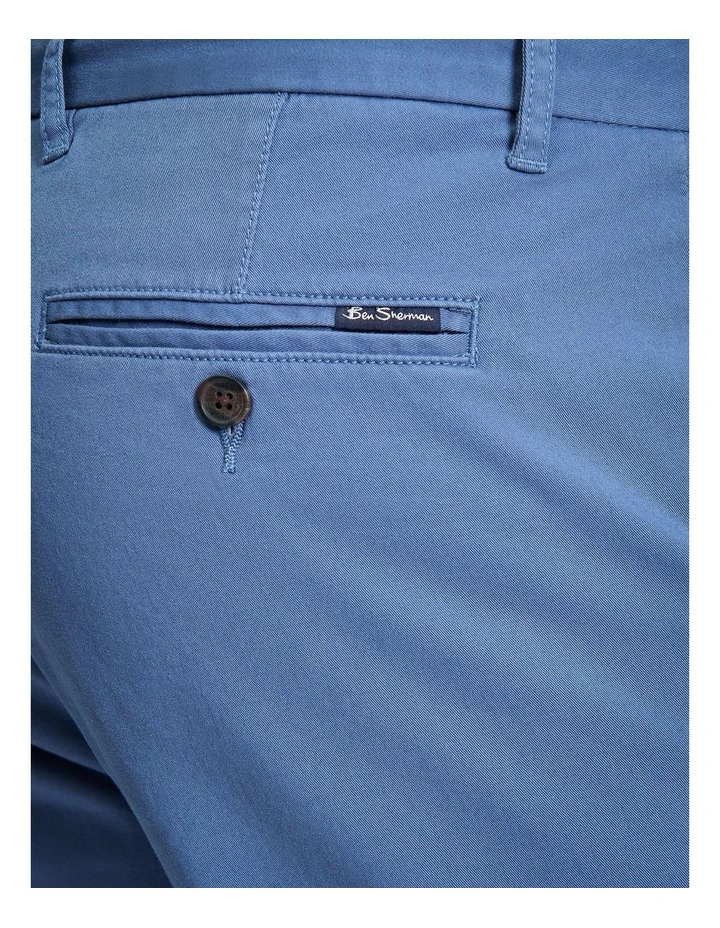 Signature Chino Short in Indigo image 4