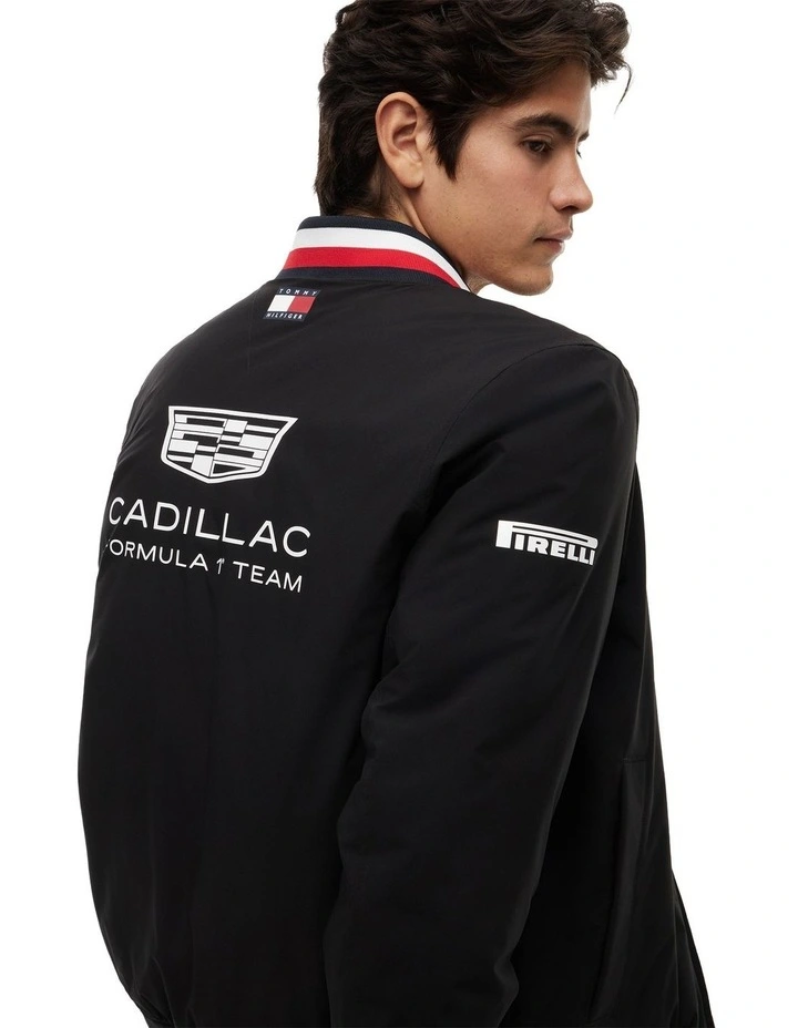 Cadillac Formula 1 Team Replica Varsity Jacket in Black image 5