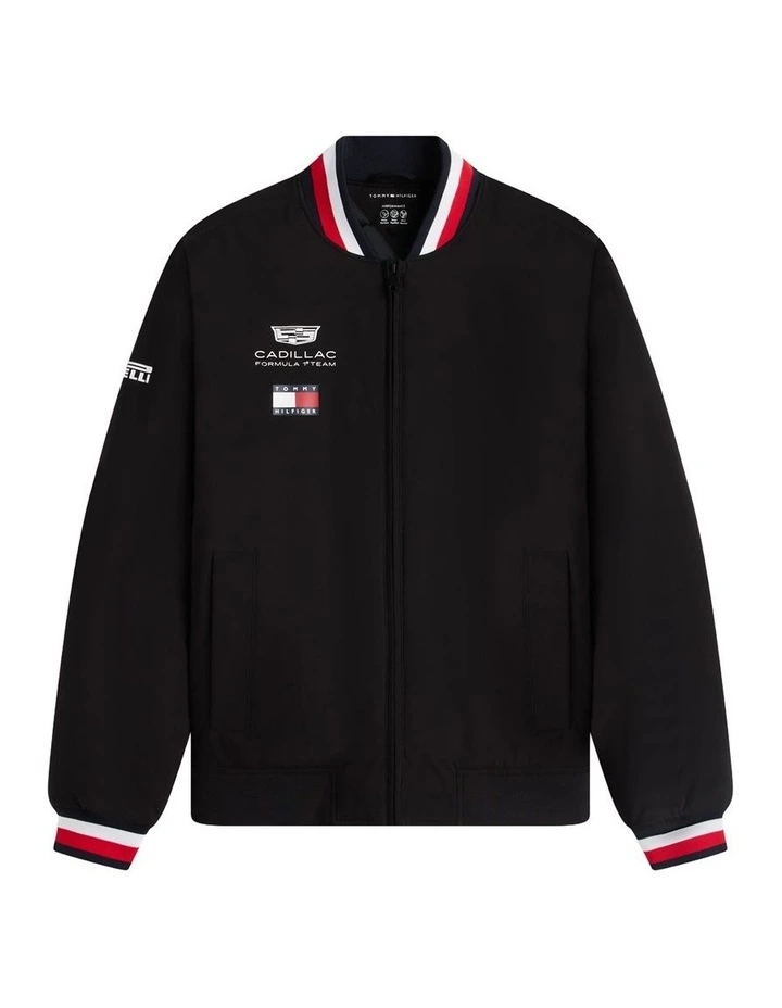 Cadillac Formula 1 Team Replica Varsity Jacket in Black image 7