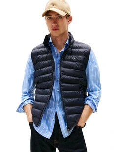 Packable Quilted Vest in Navy