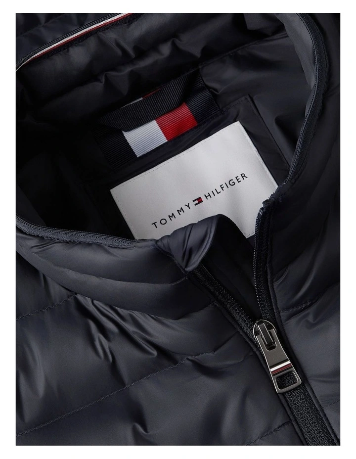 Packable Quilted Vest in Navy image 5