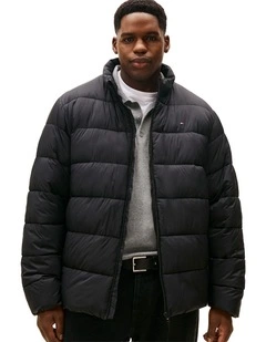 Big &And Tall Water Repellent Ripstop Jacket in Black