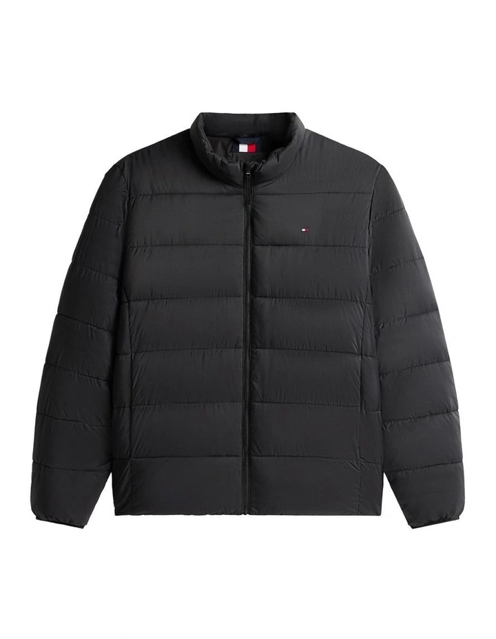 Big &And Tall Water Repellent Ripstop Jacket in Black image 6