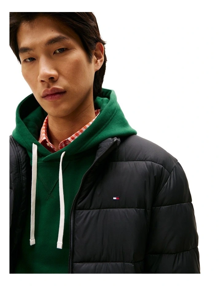 Stand Collar Jacket in Black image 2
