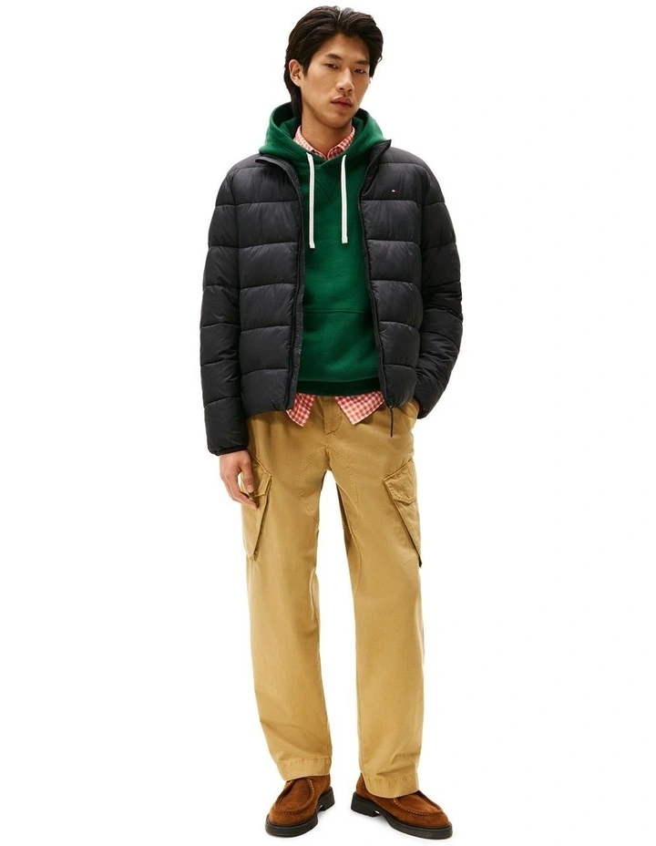 Stand Collar Jacket in Black image 4
