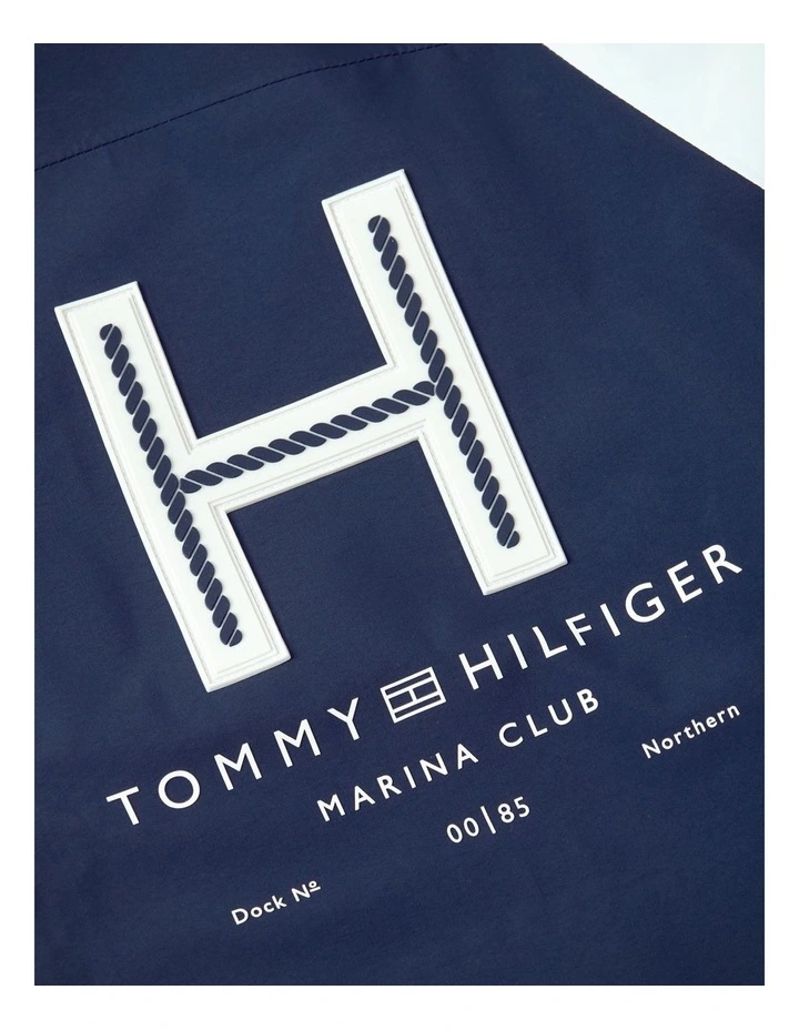 Waterproof Colour-Blocked Regatta Windbreaker in Blue image 7