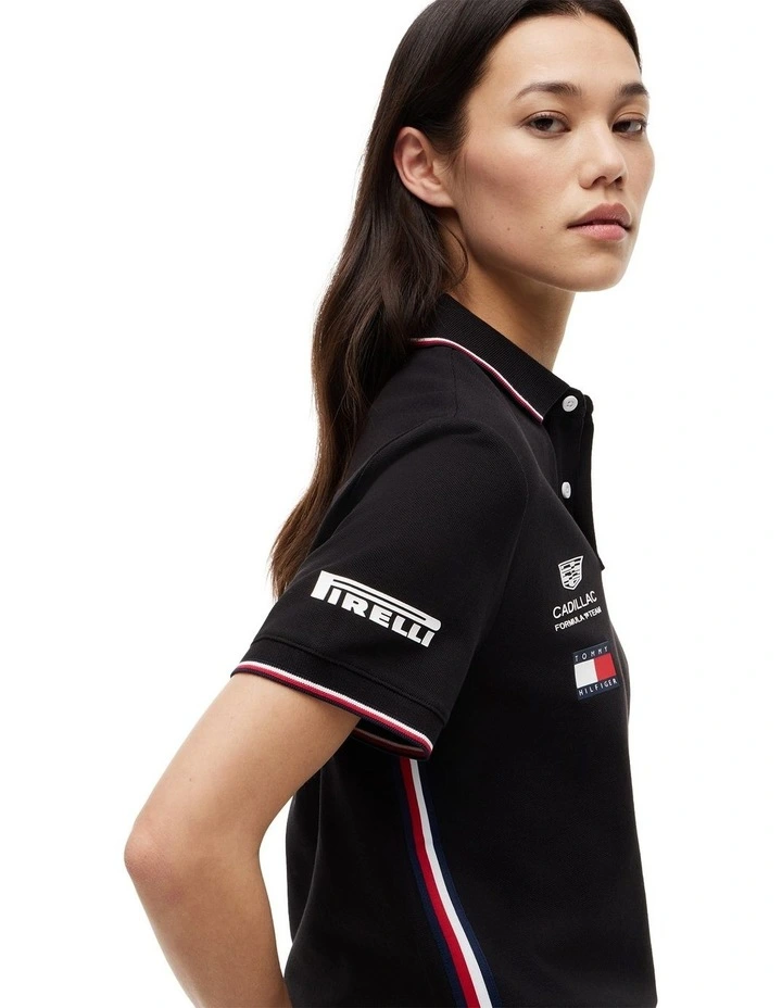 Cadillac Formula 1 Team Replica Polo Shirt in Black image 4