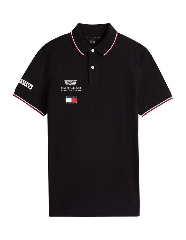 Cadillac Formula 1 Team Replica Polo Shirt in Black image 7