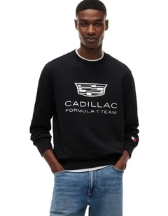 Cadillac Formula 1 Team Logo Sweatshirt in Black
